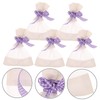 KOMBIUDA 10pcs Empty Lavender Sachet Bags Cotton Mesh Pouches for