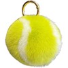 ZhangyiHot Fluffy Tennis Ball Keychain Pom Pom Key Chain Backpack