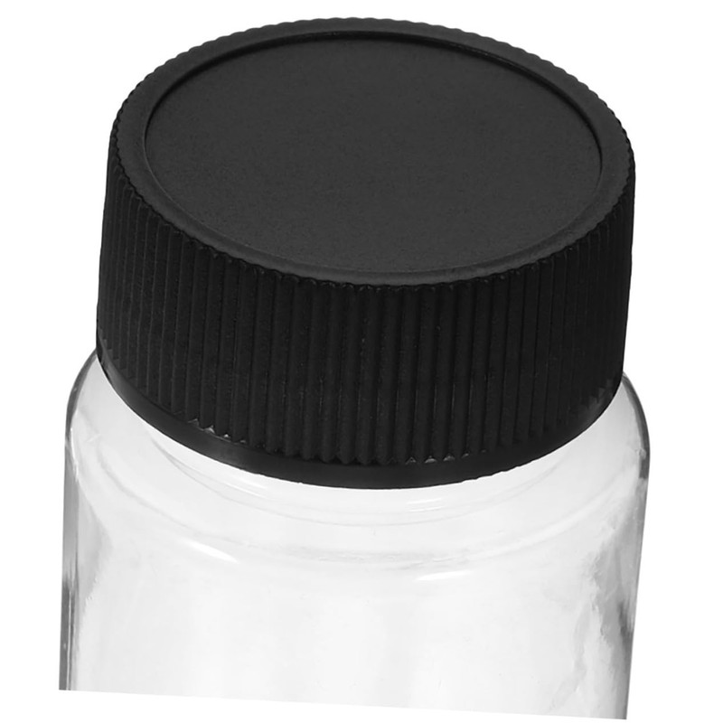 VILLFUL 10pcs Transparent Sampling Bottles with Sealing Lids Wide Mouth