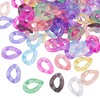 PandaHall 200 Pieces Acrylic Linking Rings, 10 Colours Quick Link
