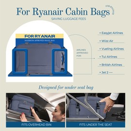 For Ryanair Hand Luggage 40 x 20 x 25 cm Hand Luggage Backpack Travel Backpack Hand Luggage Aeroplane Backpack 40 x 20 x 25 Travel Backpack Ryanair Hand Luggage Bag Carry on Luggage, darkgray
