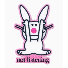 It's Happy Bunny Not Listening Patch