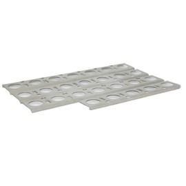 18 x 11 1/4, Dynasty Briquette Tray w Notch - DYNHP2