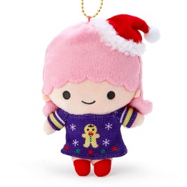 Sanrio 710920 Little Twin Stars (Lara) Mascot Holder (Christmas Sweater Design)