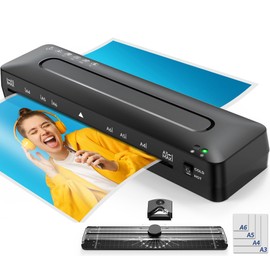 Laminator Machine 11x17 Laminator - 13 Inch Cold Thermal Laminators Machine with Laminating Sheets, A3 Personal Laminators for Teachers, Laminating Machine 90s Warm-Up No Jam for Home Office School
