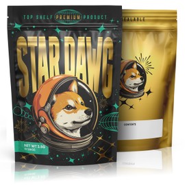 NUG PACKS Stardawg - 100 x Cali Packs 3.5g bag, Aluminium Foil lined Mylar bags 3.5g, Ziplock Smell proof bag, Baggies, (9.8cm x 13cm)