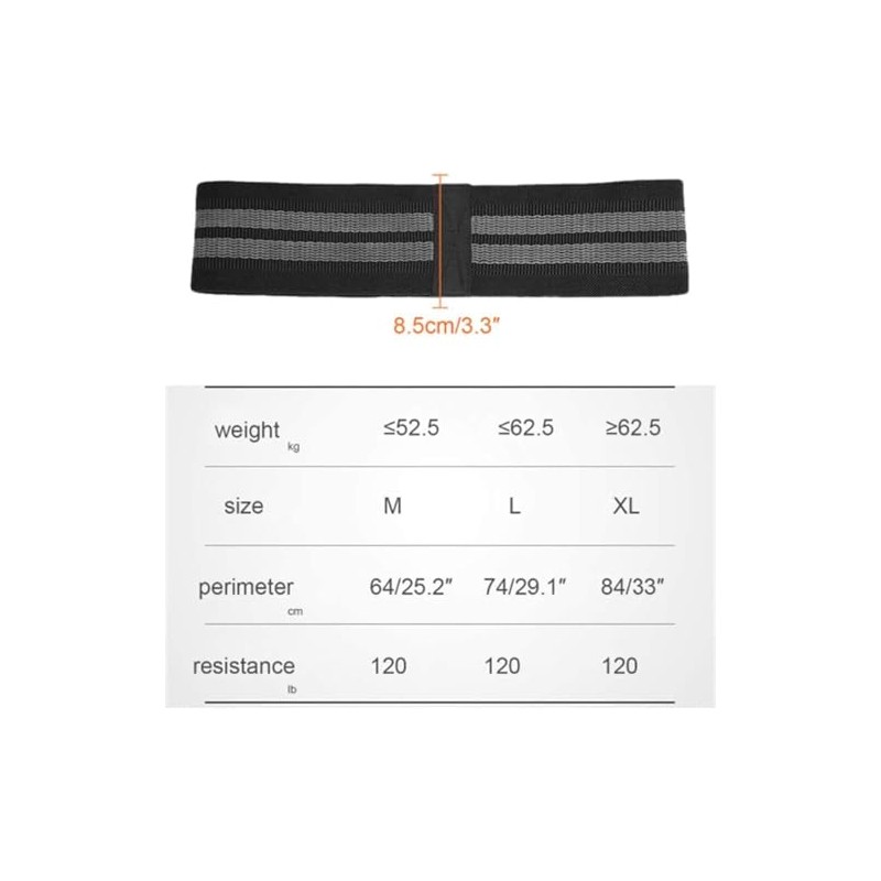 Booty Resistance Workout Hip Exercise Bands, Fitness Loop Circle Exercise