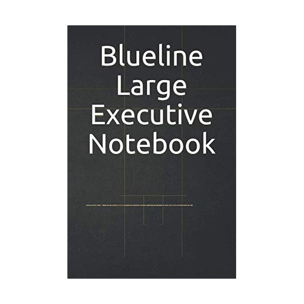 Blueline Large Executive Notebook: Dot-Grid Eco-Friendly Notebook - Midnight Blue