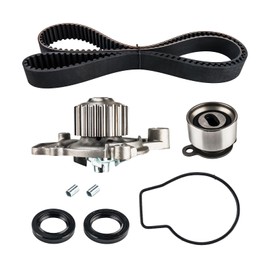 KAX TS26143 Timing Belt Kit with Sprocket Compatible with Civic 1988-1995, CRX 1988-1991, Civic del Sol 1993-1995 ITM143, TBK143, WP4026