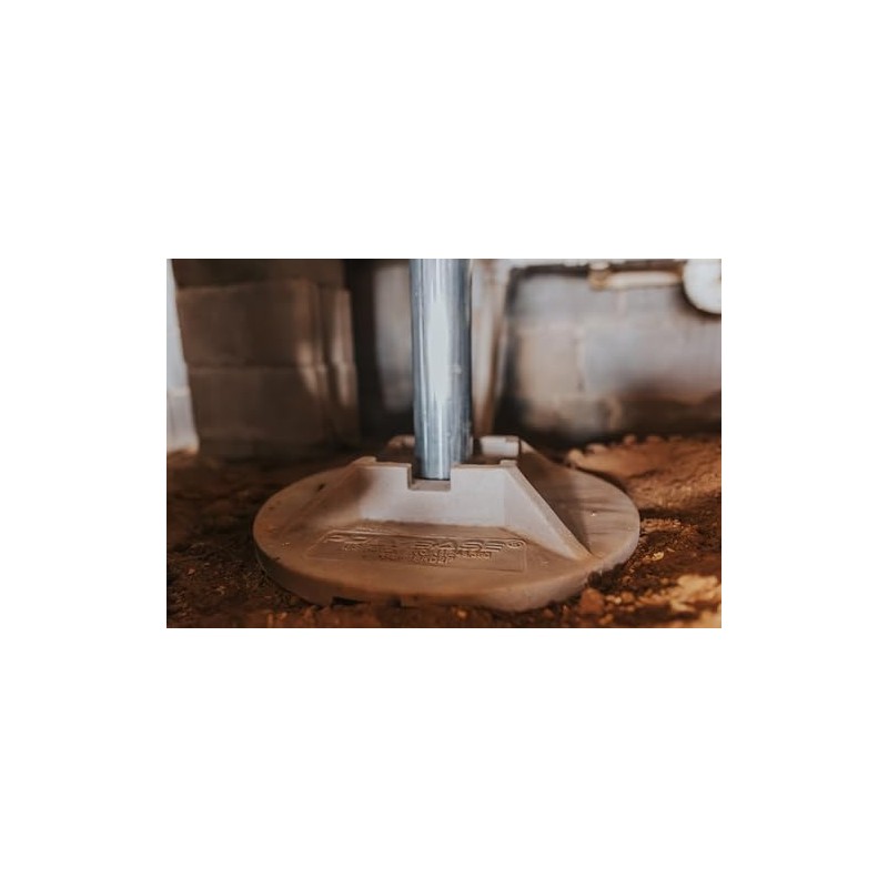 Crawl Space DIY - 18" Round PolyBase Crawl Space Support