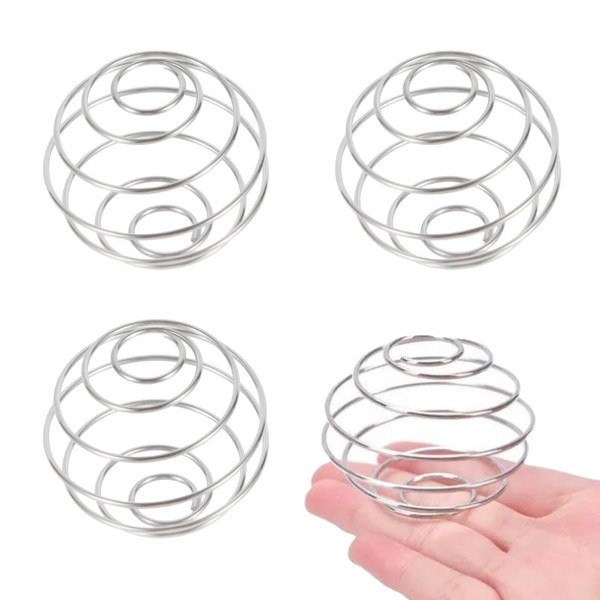 Stainless Steel Bottle Mixer Ball, 3 PCS Shaker Balls, Protein