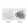cSeao 60pcs #8 x 1-1/4'' Drywall Anchors, Wall Anchors and