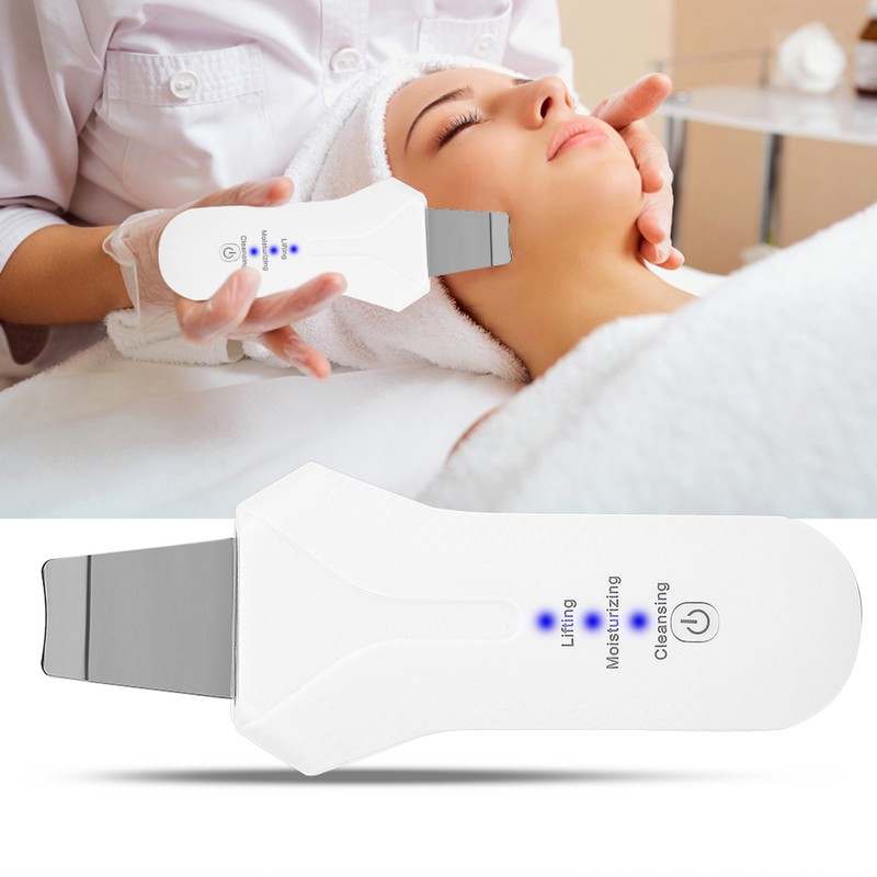 Ultrasonic Skin Scrubber Blackhead Acne Removal Face Skin Deep Cleansing
