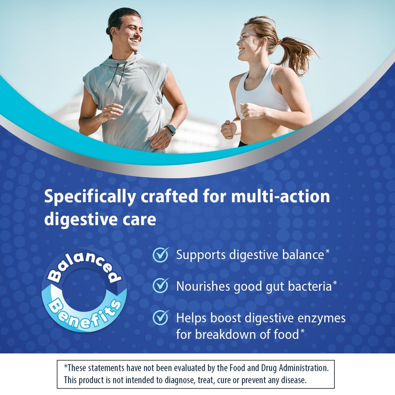 Florastor Digestive and Metabolic Support Probiotic Blend, Prebiotic and Probiotic