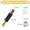 BokWin 10 Set 35mm Cam Lock Screws for Furniture,3 in