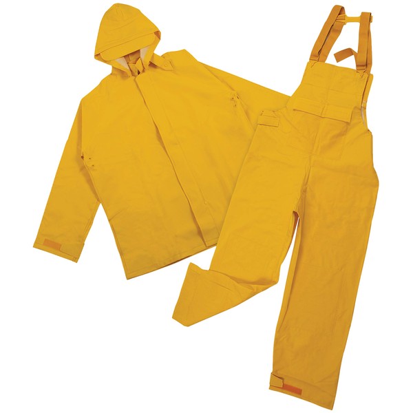 Stansport mens Heavy Duty,bib Stansport Commercial Rainsuit Yellow Large, Yellow, Large US