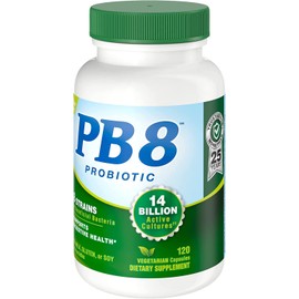 Nutrition Now PB 8 ProBiotic Acidophilus Vegetarian - 120 VegCap, 2 Pack