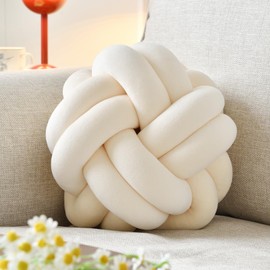 Knot Ball Throw Pillow for Sofa and Bedroom Decor – Soft Velvet Accent Cushion for Cozy Modern Living Spaces