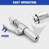 KEIYSHOLCK Grease Gun Coupler 1PCS Compatible with 12" Spring Flex