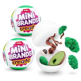 Mini Brands Create Garden Capsule (2 Pack) by ZURU, Mini Botanical Collectibles, Mystery Blind Packaging, DIY, Collectors