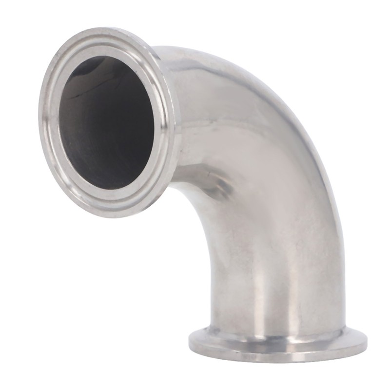 Sanitary Elbow Fitting 90° Stainless Steel Good Sealing Rustproof Pipe