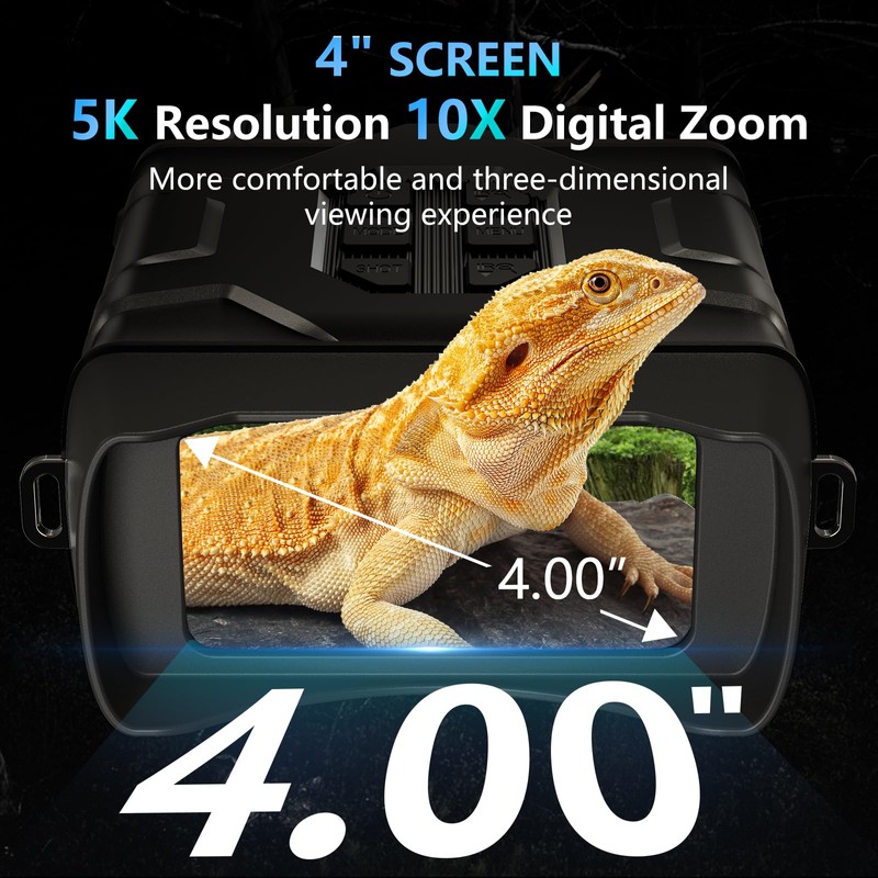 Night Vision Goggles, 5K Night Vision Binoculars with 64GB TF