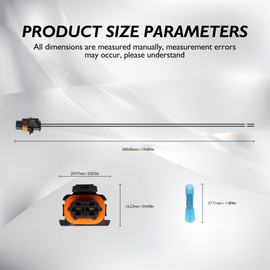 HISports Injector Plug, Common Rail Injector Wiring Harness Repair Kit Compatible with Citroën Jumper, Fiat Ducato, B-Max, C-Max