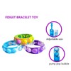 Pack of 5 Fidget Toy Bracelets, Pop Bubble Fidget Bracelet