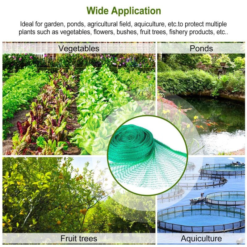 PE Anti Bird Netting 13 X 33 Ft Garden Protection