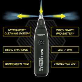 MANGROOMER - INTELLIMAX PRO – Nose and Ear Hair Trimmer Replacement ROTARY TIP and BLADE