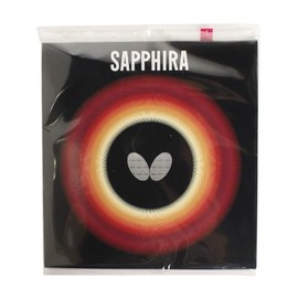 Butterfly 05540 Table Tennis Rubber Safira Soft Backing for Beginners Red Extra Thick