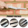 2 Pcs Brick Jointer Tool,Double End Steel Pointing Tool,Jointer Durable