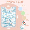 Newwiee 5 Pcs Pullover Bibs for Babies Large Towel Bibs