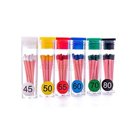 EASYINSMIL1Box Gutta Percha Points Endodontic .02/.04/.06 Taper For Dental Endo (45-80# mix 0.6 Taper)