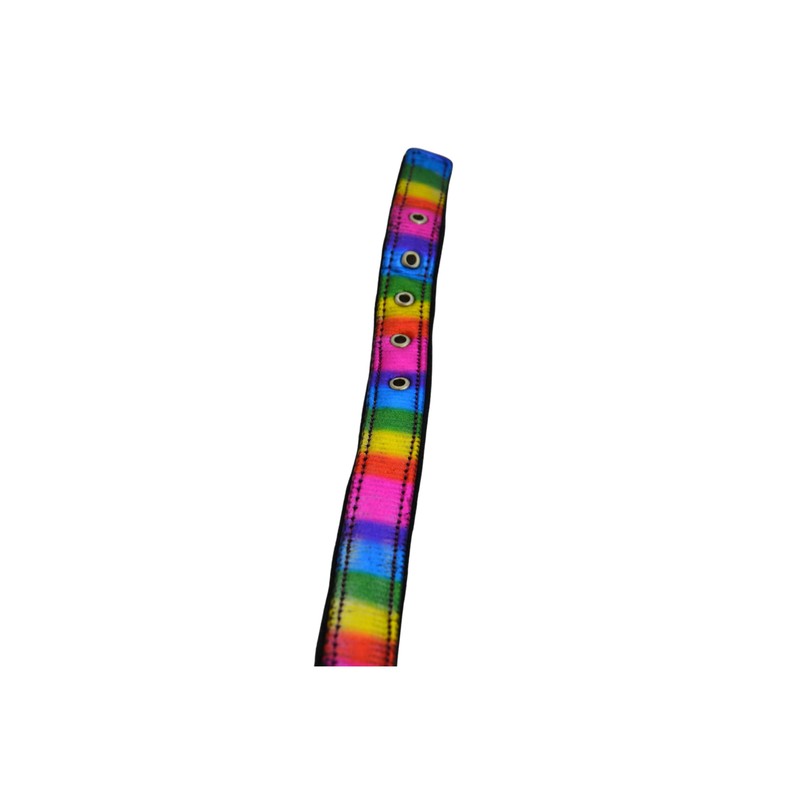 Start RainbowCloth Lined Headcollar for Horses, Adjustable Headcollar in Rainbow