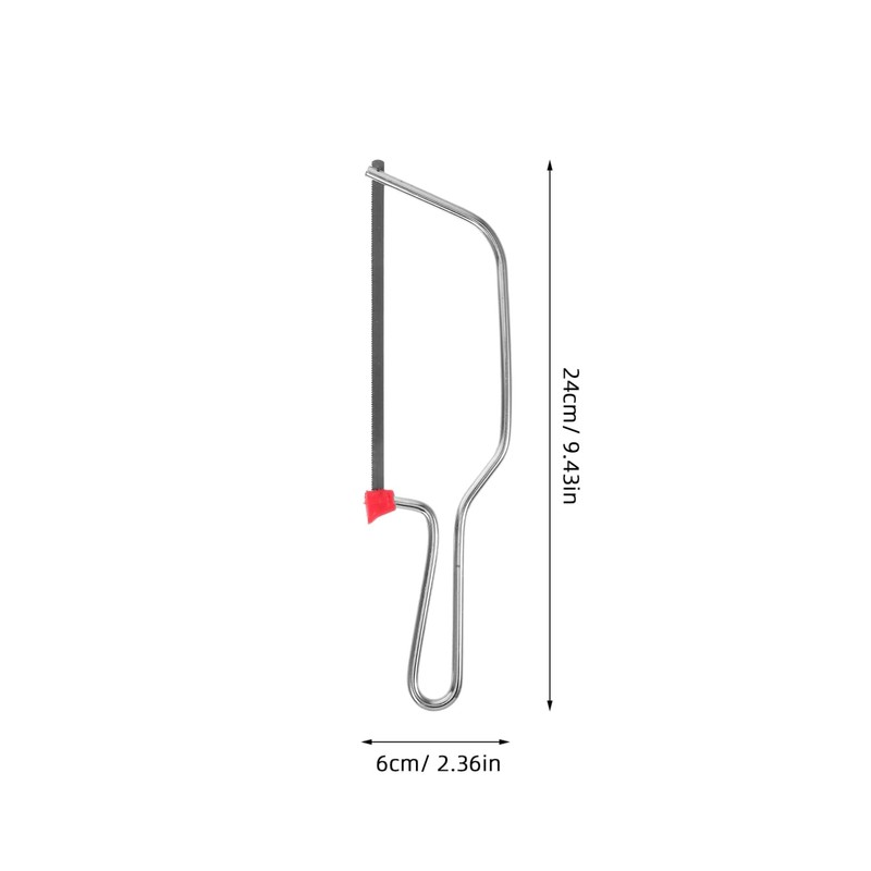 Tofficu 2pcs Mini Fretsaw for Woodworking Diy Curve Bow Saw