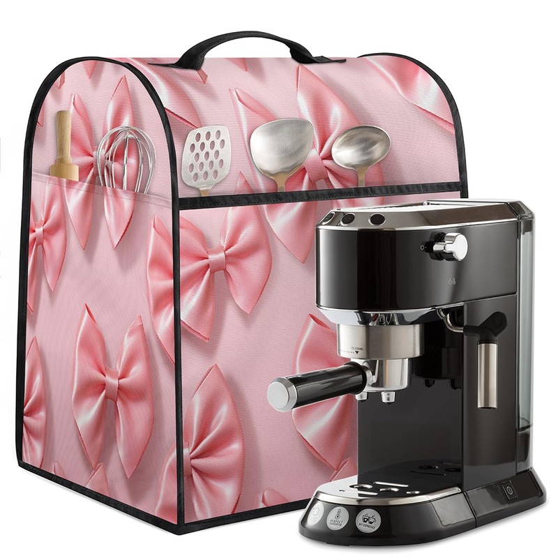 YPPAHHHH Pink Bow Pattern Kitchen Aid Stand Mixer Cover, Waterproof,