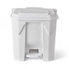 Mix.Home 8 Gallon White Step On Trash Can - Hands-Free