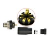 FOWIUNYE - 2 conectores macho M12 de 8 pines, conector