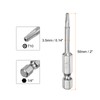 sourcing map 2pcs T10 Security Torx Bit 1/4" Hex Shank