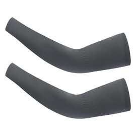 Goture Arm Cover, UV Protection, UPF 50+, Tan, Black, Gray, Cool Feeling, Long Length, Anti-Slip, Summer, Sun Protection, Unisex, Sports, gray