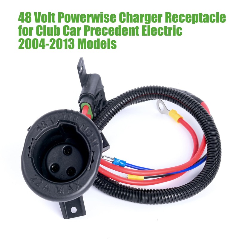 10L0L Golf Cart Charger DC Receptacle for Club Car Precedent