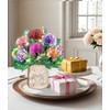 Carnation Pop-Up Flower Card | Vibrant 3D Floral Bouquet |
