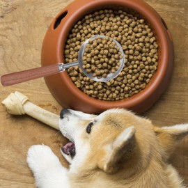 Milisten Dog-Cat Food-Scoop: 1-Cup capacity Measuring Cup with Wooden Handle, Pet Food Scoop for Dog, Cat, Ferret and Rabbit Pet Food