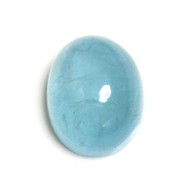 Piedra de Aguamarina Original de 55 Quilates, 2 Quilates a 9 Quilates, Forma Ovalada, abalorio de Piedra Azul para Hacer Joyas Azul