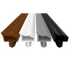 Dikara Door Seal, Rubber & TPE, 7.0mm Thick, Black 10m,