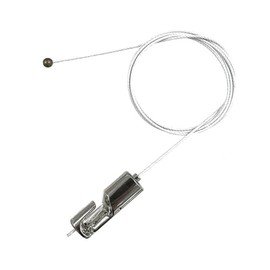 Fukui Metal Crafts WR-9-W Ball Type Mini Wire Freely Fit White Φ0.05 inch (1.2 mm) L = 5.9 ft (1.5 m) Picture Rail Hanging Hook for Posters, Picture Frames, Paintings, Wall Hangings