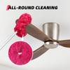 DRQ Ceiling Fan Cleaner Duster, 2 Pack Reusable Microfiber Duster