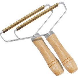 Portable Lint Remover Scraper 2 Pack: Clothes Fuzz Shaver and Travel Cleaning Brush