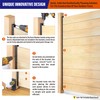 Prinfort 4pack 6FT (H: 68″) Matel Backyard Privacy Fence Panels